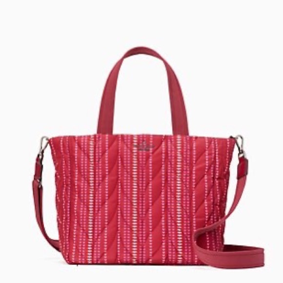 ‼️ SOLD ‼️KATE SPADE ♠️ Ellie Small Tote Cranberry - Picture 6 of 7